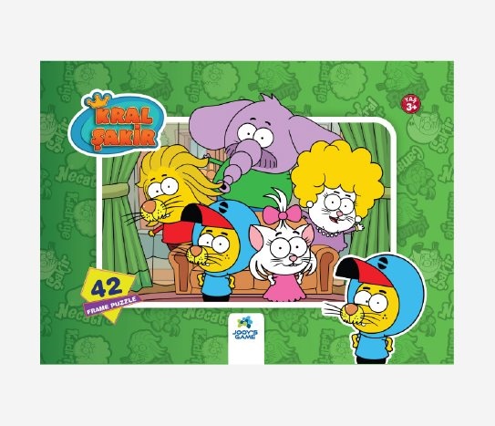 42 Parça Lisanslı Çerçeve Puzzle