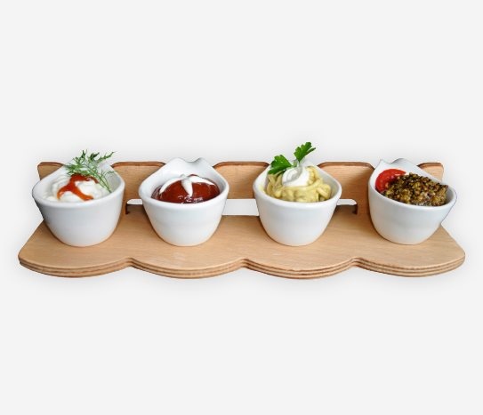 4’lü Seramik Sosluk-Reçellik