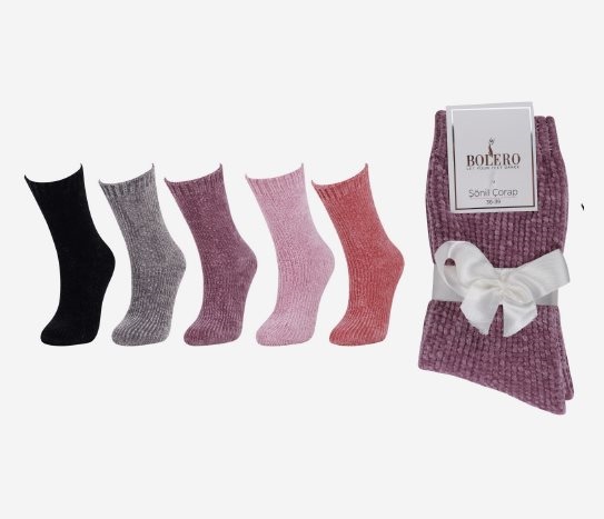 Şönil Ev Çorabı Kadın