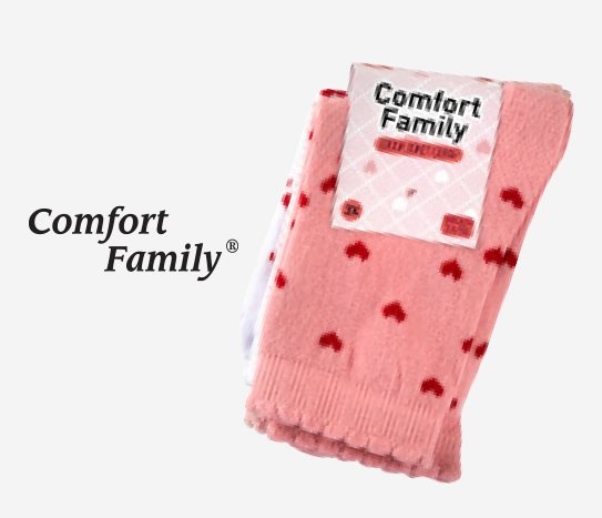 Comfort Family - 3â€™lü Soket Çorap KÄ±z Çocuk