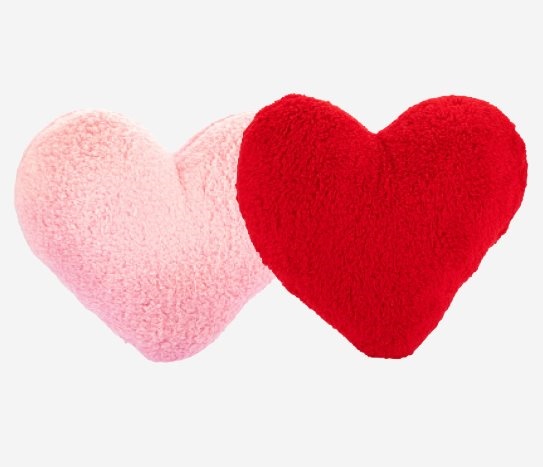 Naturalove - Peluş Kalp Yastık