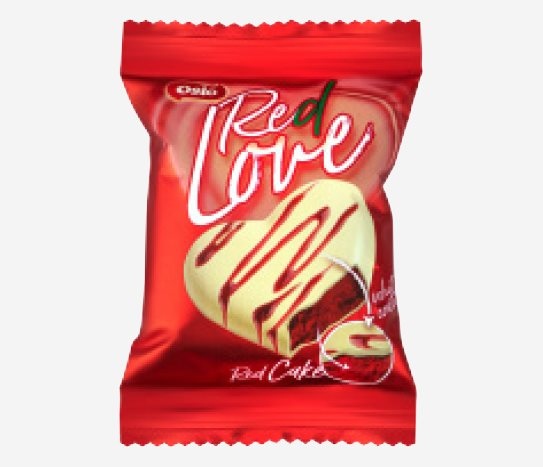 Oslo - Kırmızı Kalp Kek