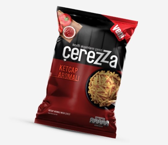 Çerezza - Ketçap Aromalı Mısır Çerezi