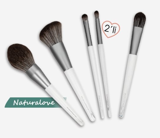 Mermer Desenli Göz Fırça Seti