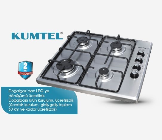 Kumtel Set Üstü İnox Ocak