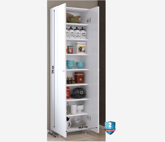 8 Bölmeli Çok Amaçlı Dolap