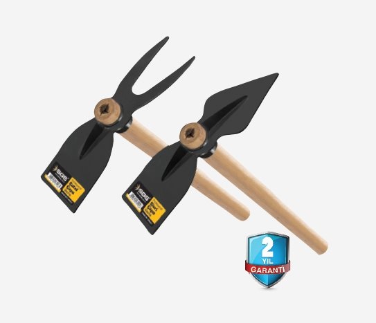 Profesyonel Ahşap Saplı Bahçe Çapası