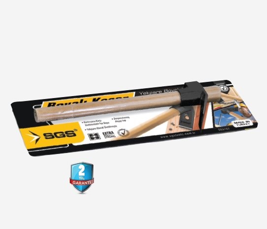 Ahşap Saplı Boyalı Çelik Keser