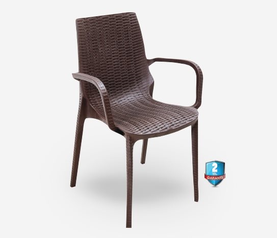 Rattan Görünümlü Plastik Koltuk