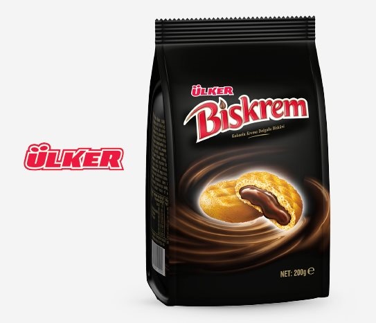 Biskrem - Kakaolu Krema Dolgulu Bisküvi