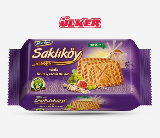 Saklıköy - Yulaflı Üzüm ve İncirli Bisküvi