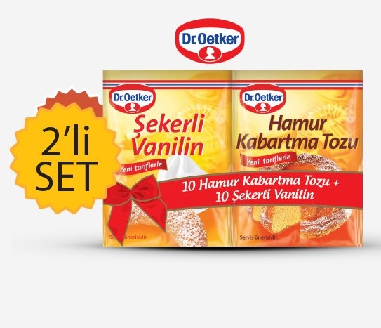 Dr.Oetker - 10’lu Kabartma Tozu +10’lu Vanilin