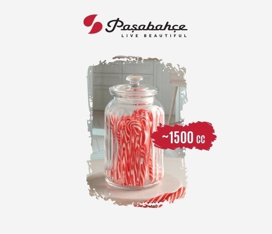 Viva Cam Kapaklı Kavanoz