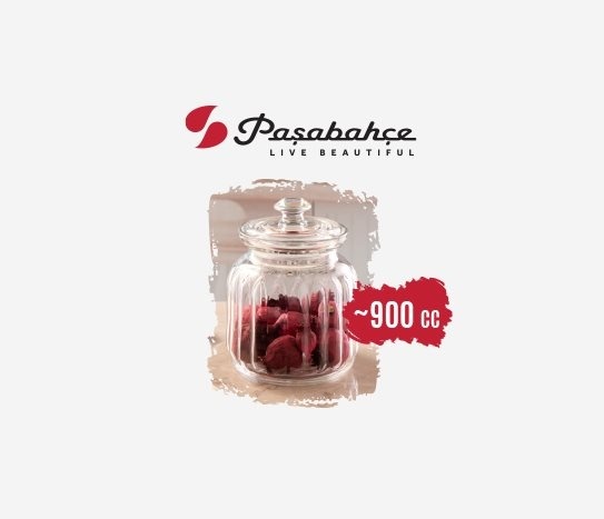 Viva Cam Kapaklı Kavanoz