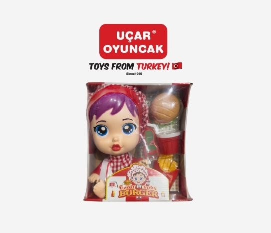 Oyuncak Bebek ve Hamburger Seti