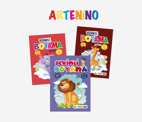 Sevimli Renkli Boyama Kitapları