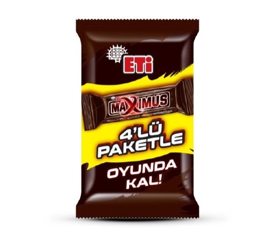 Eti Maximus - Sütlü Çikolata Kaplı Yer Fıstıklı Nuga Bar