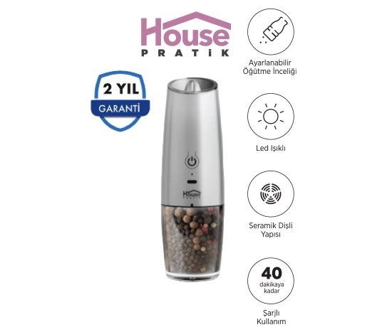 Şarjlı Baharat Öğütücü HP72