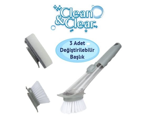 Hazneli Temizlik Fırçası