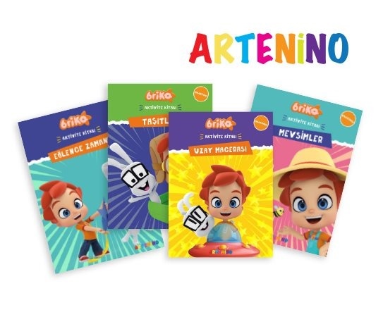 Briko Çıkartmalı Aktivite Kitapları