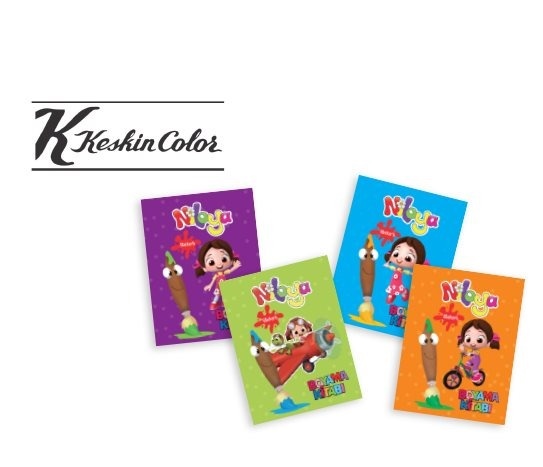 Niloya Çıkartmalı Boyama Kitapları