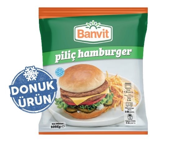 Banvit - Donuk Piliç Hamburger Köftesi