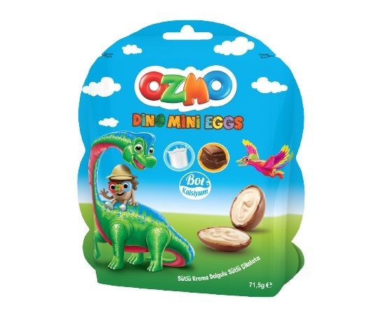 Ozmo Mini Eggs - Sütlü Krema Dolgulu Mini Yumurta Çikolata