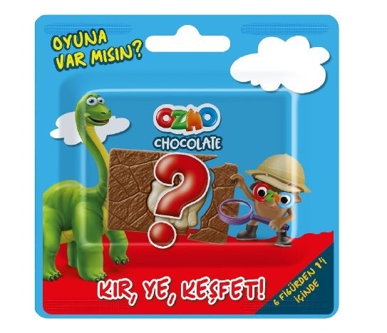 Ozmo - Sürpriz Figürlü Pirinç Patlaklı Sütlü Çikolata