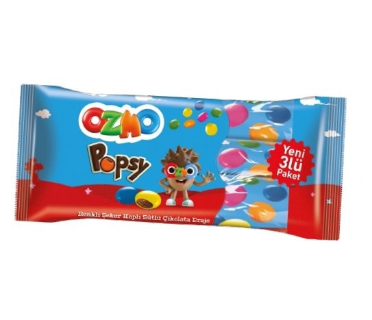 Ozmo Popsy - Şeker Kaplamalı Sütlü Draje