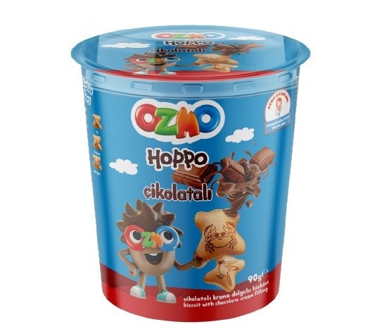 Ozmo Hoppo - Çikolatalı Krema Dolgulu Bisküvi