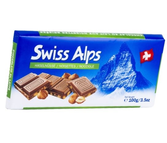 Swiss Alps - Fındık Parçacıklı Sütlü İsviçre Çikolatası