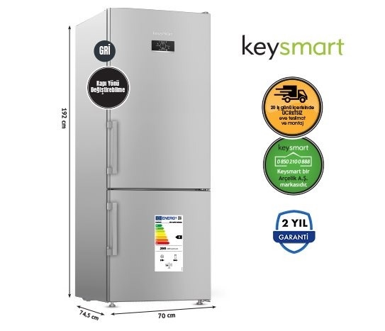 NOFROST BUZDOLABI KEY 490 NFS