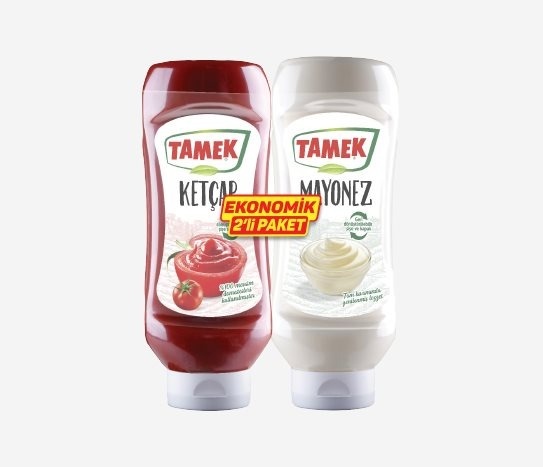 Tamek - Ketçap 600 g & Mayonez 540 g Set