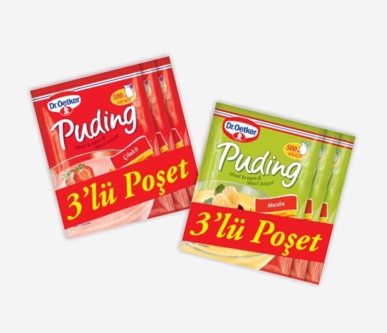 Dr.Oetker - 3’lü Puding Çeşitleri