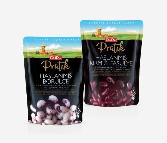 Duru - Haşlanmış Kırmızı Fasulye & Haşlanmış Börülce