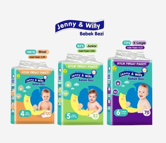 Bebek Bezi Aylık Paket