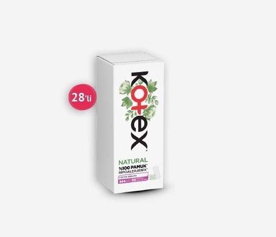 Kotex Natural - Günlük İnce Hijyenik Ped