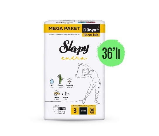 Sleepy - Hijyenik Ped Extra Gece