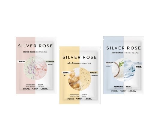Silver Rose - Kağıt Yüz Bakım Maskesi