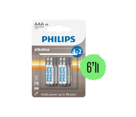 Philips - AAA İnce Pil