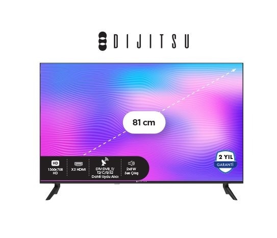 Dijitsu - 32 İNÇ HD READY TV D9800
