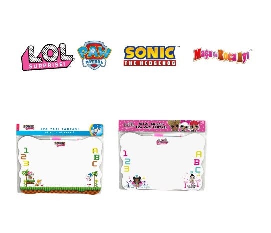 Lisanslı Eva Yazı Tahtası