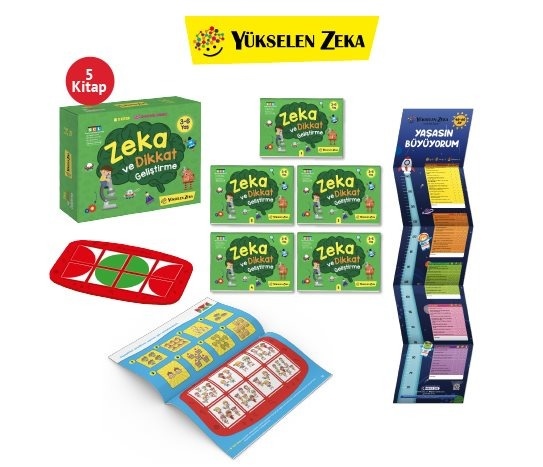 3-6 Yaş Zeka Ve Dikkat Geliştirme Seti