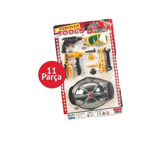 Kasklı Oyuncak Tamir Seti