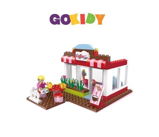 Oyuncak Kahve Dükkanı Blok Seti