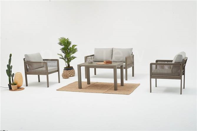 Erinöz - Genova Oturma Grubu 2+1+1 Sehpa