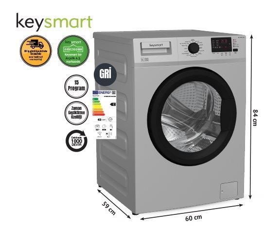 8 KG ÇAMAŞIR MAKİNESİ KEY 8002 CMS