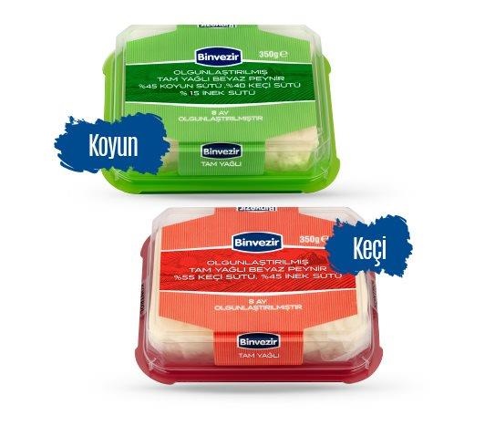 Binvezir - Tam Yağlı Klasik Peynir Çeşitleri