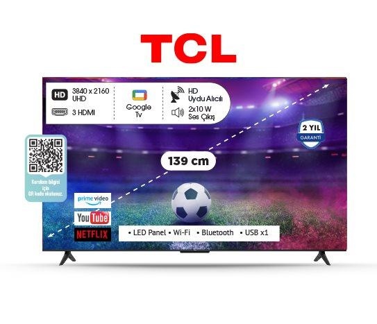 55 İNÇ 4K ULTRA HD GOOGLE TV 55V6A