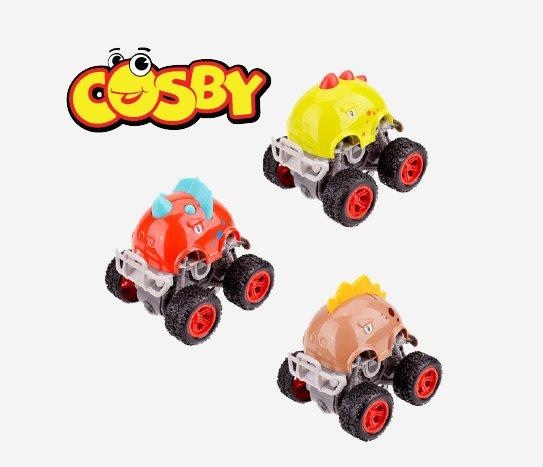 Büyük Teker Sürtmeli Dino Arabalar